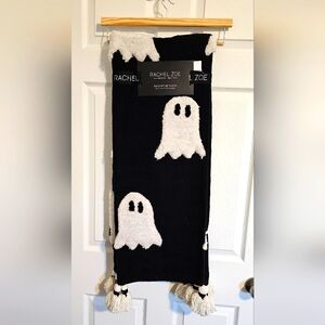 🔥👻 Rachel Zoe Viral Ghost Throw Blanket 50" x 60" NWT Black and White